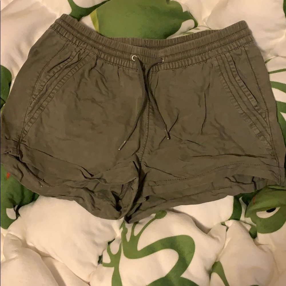 Green shorts